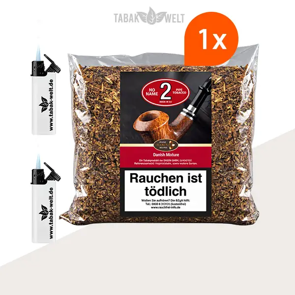 no-name-no-2-danish-mixture-pfeifentabak-1x-beutel-mit-feuerzeugen