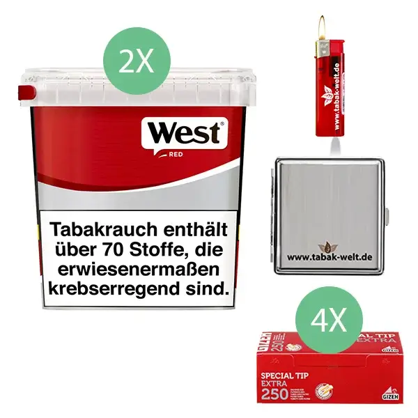 west-volumentabak-red-2-x-giga-box-mit-1000-extra-huelsen