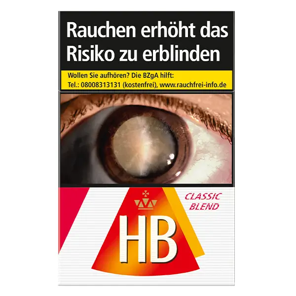 Die HB Classic Blend Zigaretten in XL