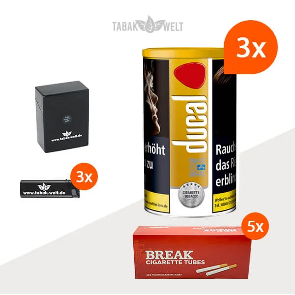 ducal-gold-feinschnitt-tabak-3x-dose-mit-1000-king-size-huelsen