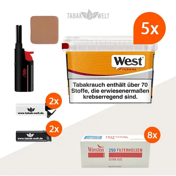 west-yellow-volumentabak-5x-mega-box-mit-2000-extra-size-huelsen