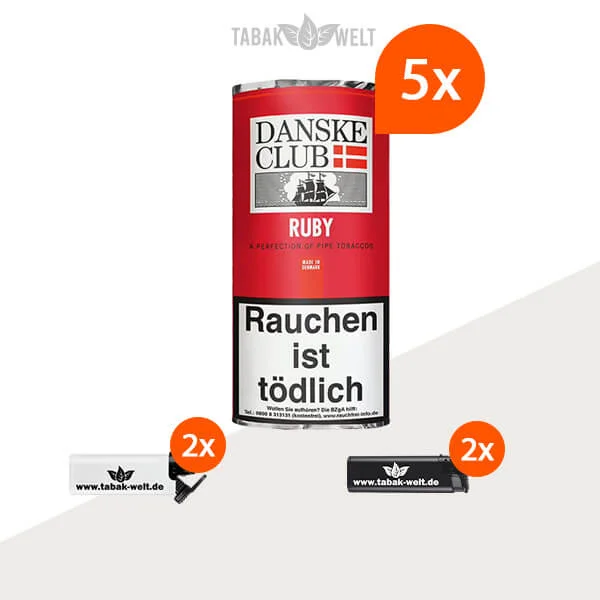 danske-club-ruby-pfeifentabak-5x-pouch-mit-feuerzeuge