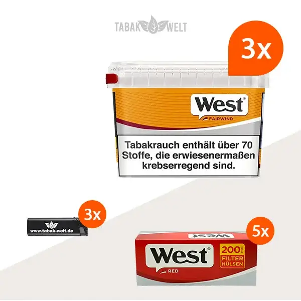 west-yellow-volumentabak-3x-mega-box-mit-1000-king-size-filterhuelsen