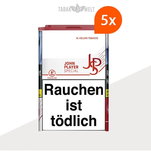 JPS XL Red Volumentabak 5x Dose