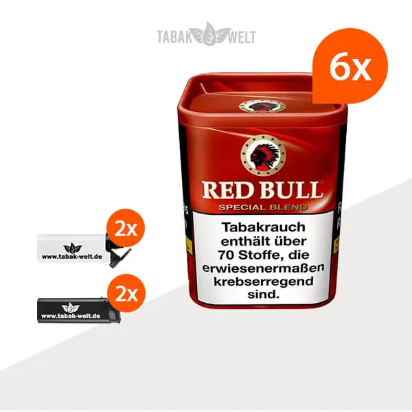 red-bull-special-blend-feinschnitt-tabak-6x-dose-mit-sturmfeuerzeugen