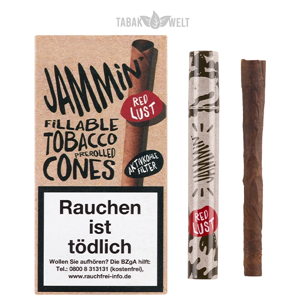 jammin-tobacco-cones-red-lust-2-stueck-mit-aktivkohlenfilter