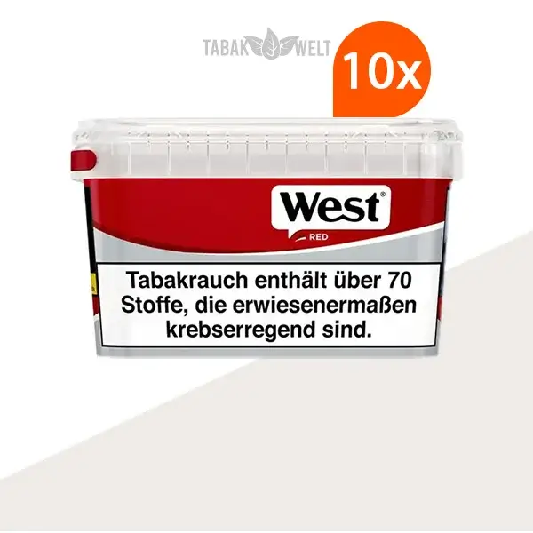West Red Volumentabak 10x Mega Box 