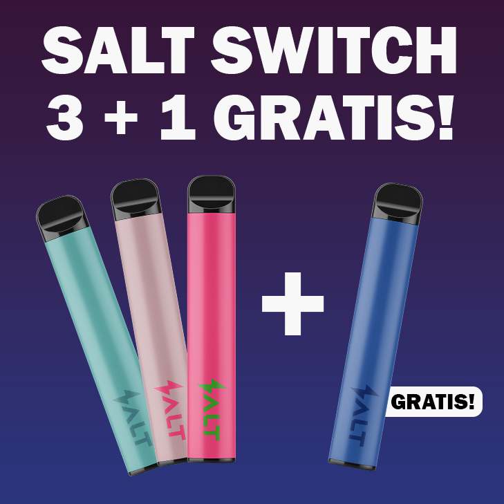 Salt Switch Vape 3 + 1 Gratis