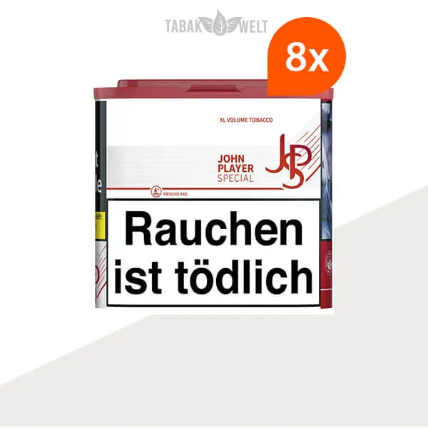 JPS Red Volumentabak im 8er-Pack