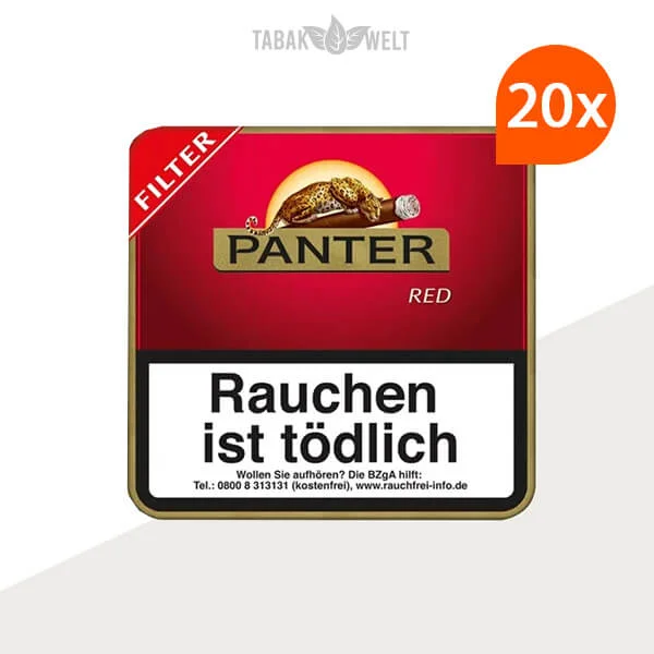 20X Panter Red Filter 20er Zigarillos 20X Panter Red Filter 20er Zigarillos