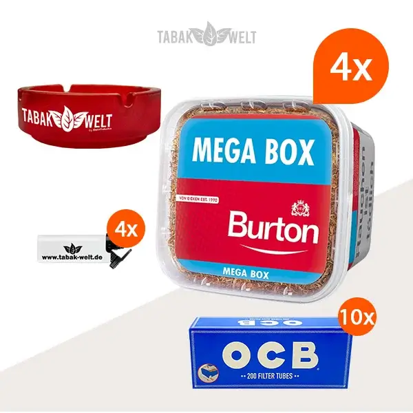 burton-red-volumentabak-4x-mega-box-mit-2000-king-size-huelsen burton-red-volumentabak-4x-mega-box-mit-2000-king-size-huelsen