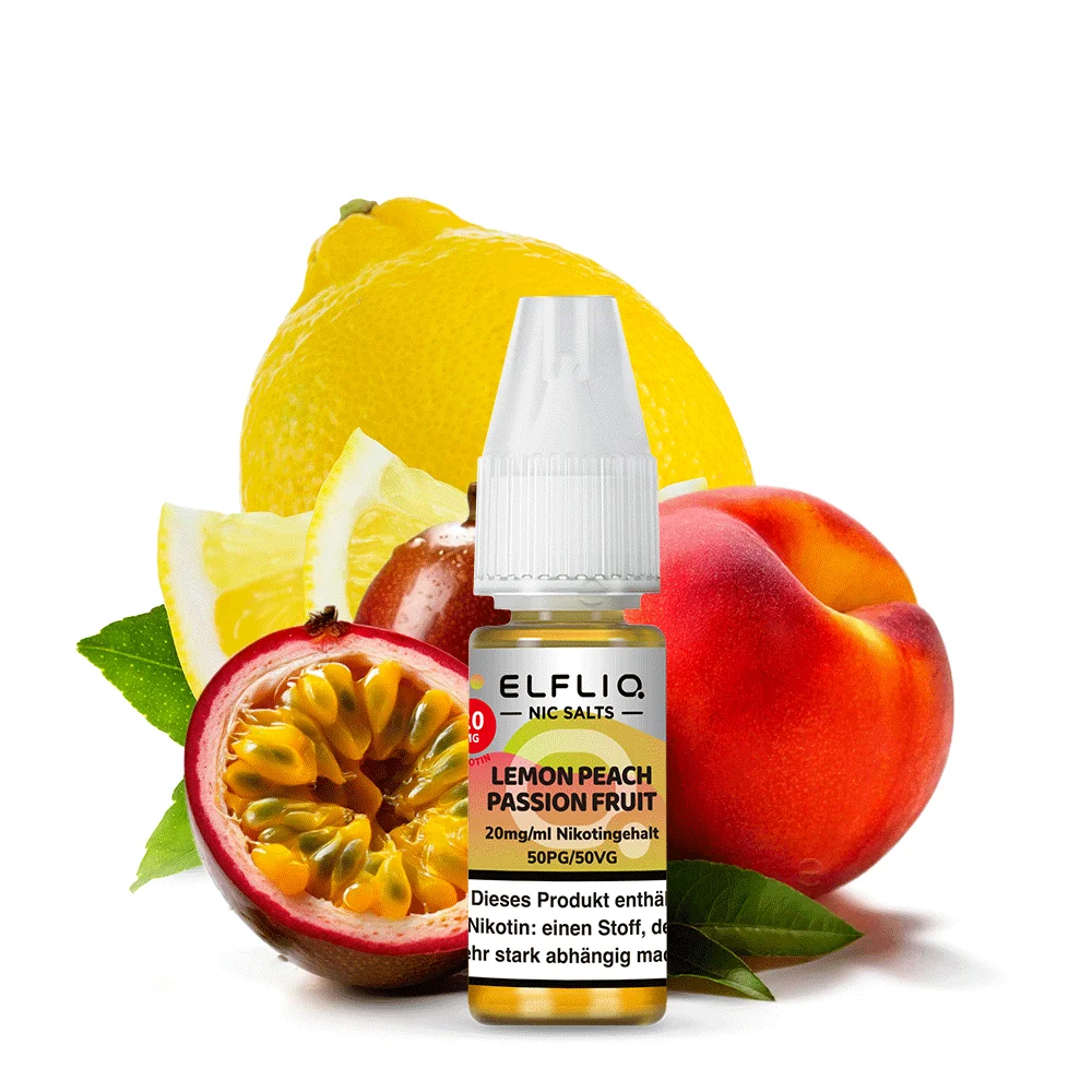 Elfbar Elfliq Liquid Lemon Peach Passion Fruit 20mg/ml