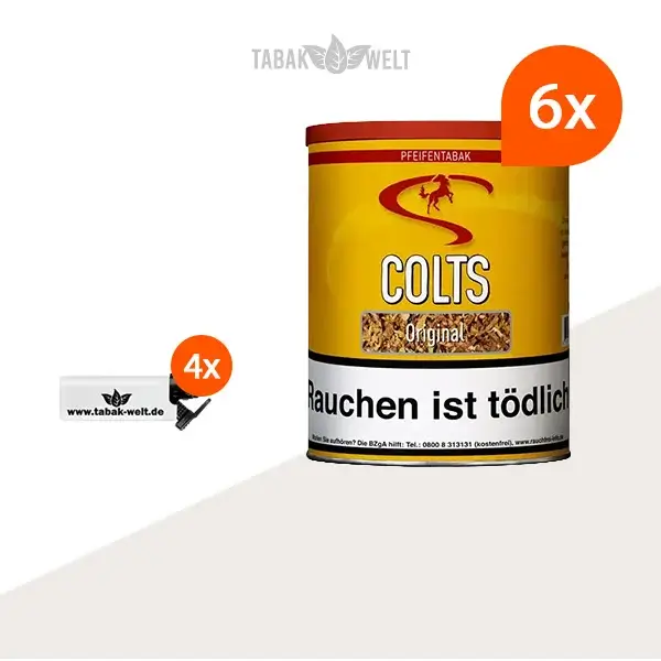 colts-original-pfeifentabak-6x-dose-mit-feuerzeuge