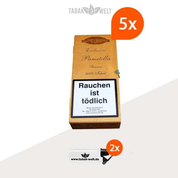 5x-woermann-cigars-exclusive-zigarren-panatella-ssumatra