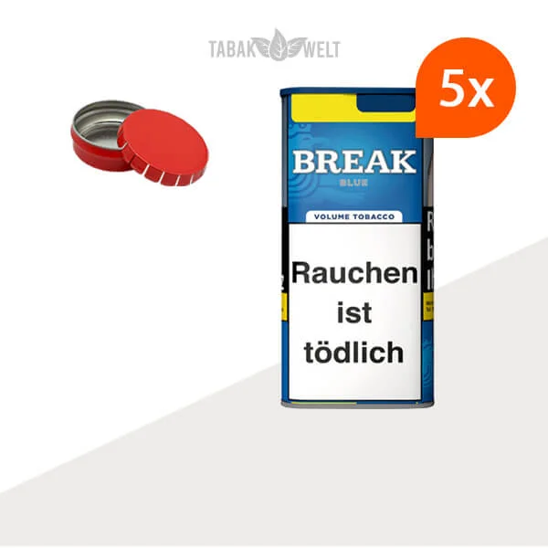 break-tabak-blue-5x-dose-mit-feuerzeug-TX18637
