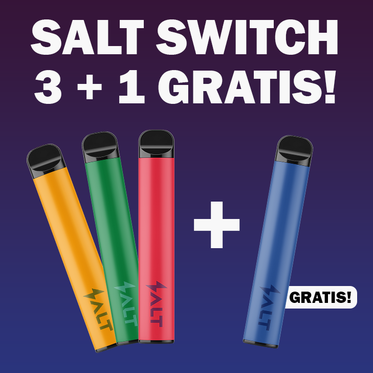 Salt Switch Vape 3 + 1 Gratis 