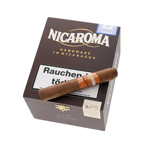 Nicaroma Zigarren 5x52 Kiste Detail