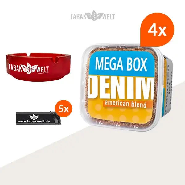 denim-volumentabak-4x-mega-box-mit-glas-aschenbecher