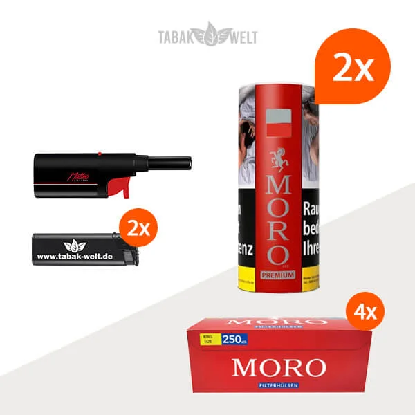 2x-moro-red-premium-Dose-moro-huelsen-und-Stablerfeuerzeug