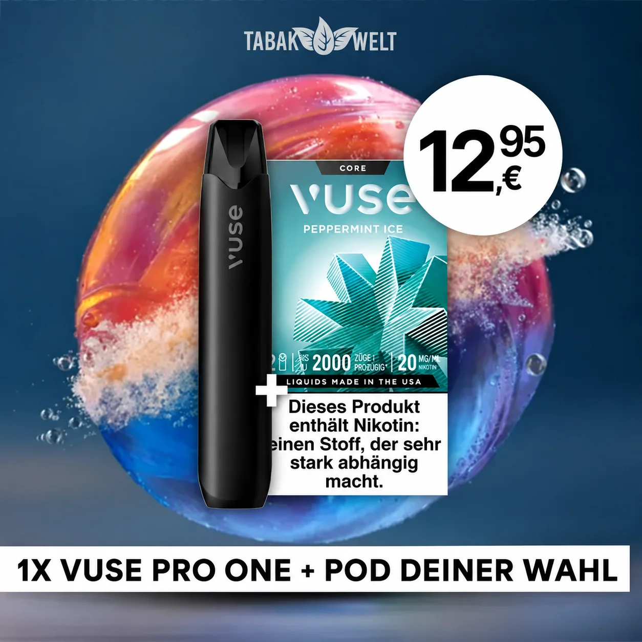 Vuse Pro One Pen Black + 1x Pod