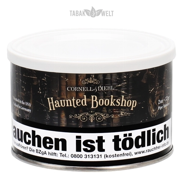 cornell-diehl-haunted-bookshop-blend-pfeifentabak-dose
