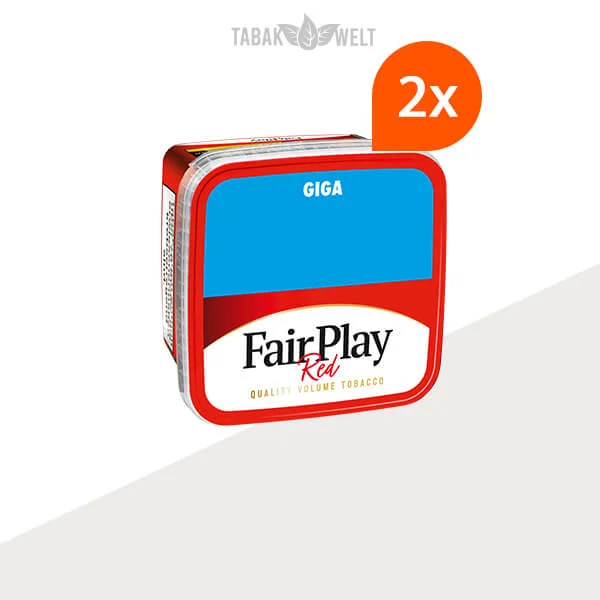 Fair Play Red Volumentabak 2x Giga Box Fair Play Red Volumentabak 2x Giga Box