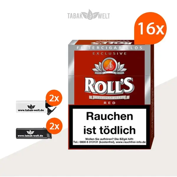 16x-rolls-exclusive-red-zigarillos-mit-feuerzeuge