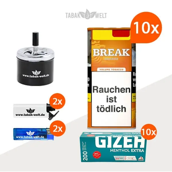 break-orange-volumentabak-10x-dose-mit-2000-menthol-extra-huelsen-und-drehaschenbecher