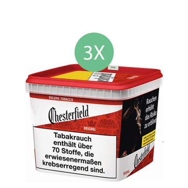 3 x Chesterfield Giga Box Wählbaren Zubehör
