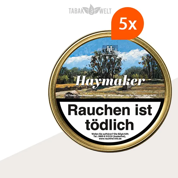 HU Tobacco Haymaker Pfeifentabak 5 Dosen