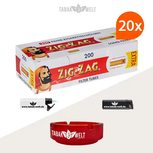 20x-zig-zag-extra-filterhuelsen-200er-4000-stueck-mit-aschenbecher