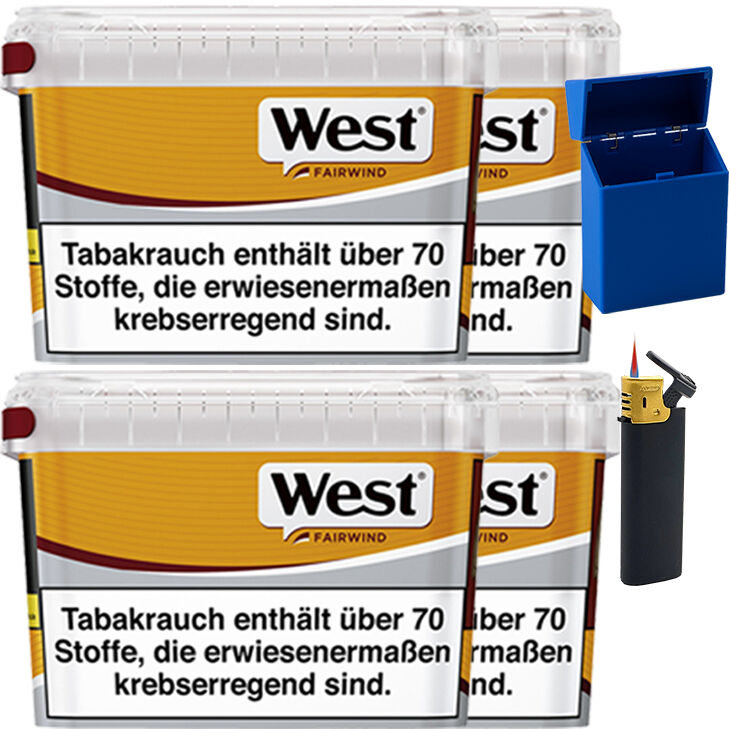 West Yellow 4 x Mega Box mit Etui