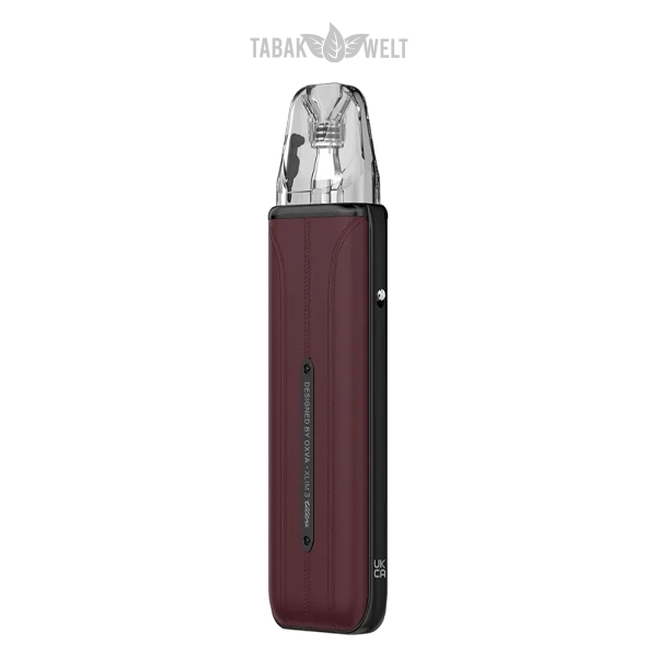 Oxva Xlim 3 Ultra Kit Bordeaux Red Pod System Back Side Oxva Xlim 3 Ultra Kit Bordeaux Red Pod System Back Side