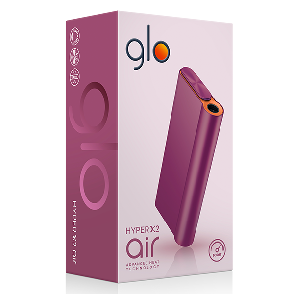 Das Glo Hyper Air DeviceKit in Pink Velvet von vorne