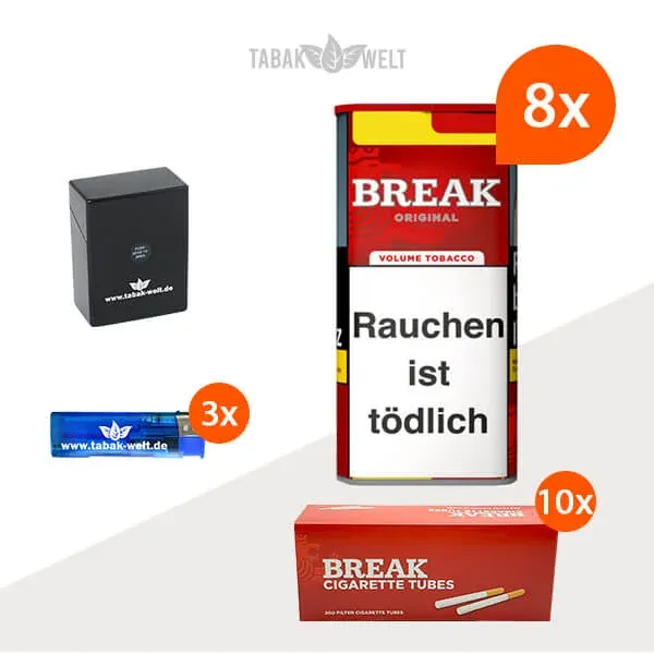 break-volumentabak-original-8x-dose-mit-2000-king-size-huelsen-und-etui