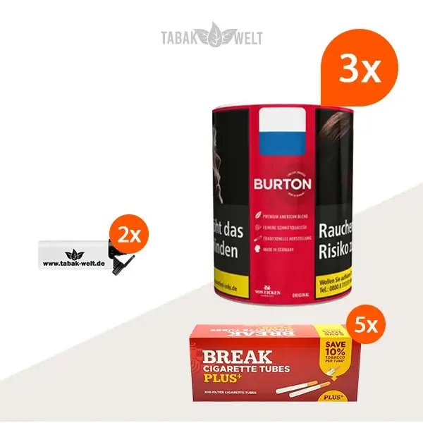 burton-original-feinschnitt-tabak-3x-dose-mit-1000-plus-huelsen-und-sturmfeuerzeugen burton-original-feinschnitt-tabak-3x-dose-mit-1000-plus-huelsen-und-sturmfeuerzeugen