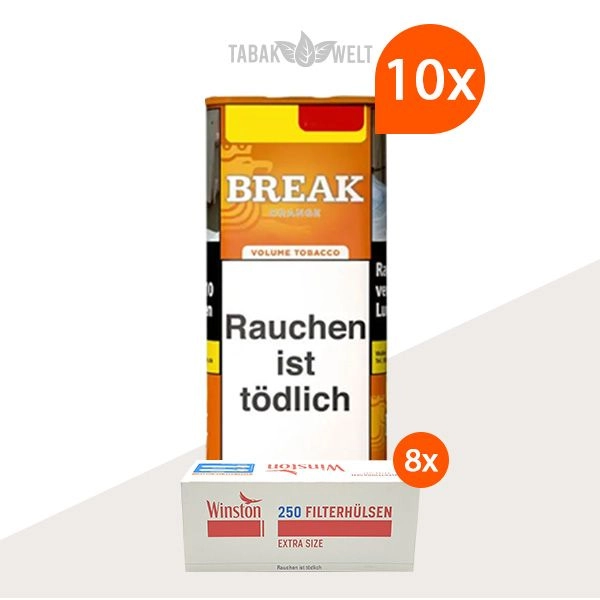 break-orange-volumentabak-10x-dose-mit-2000-extra-size-huelsen