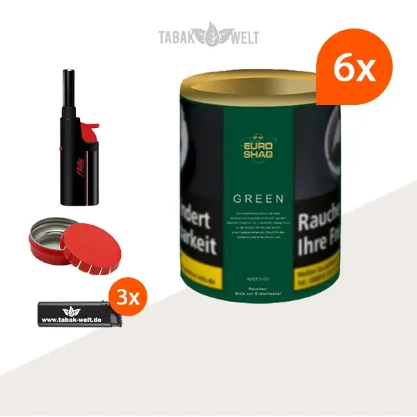 euro-shag-green-classic-6x-dose-mit-stabfeuerzeug