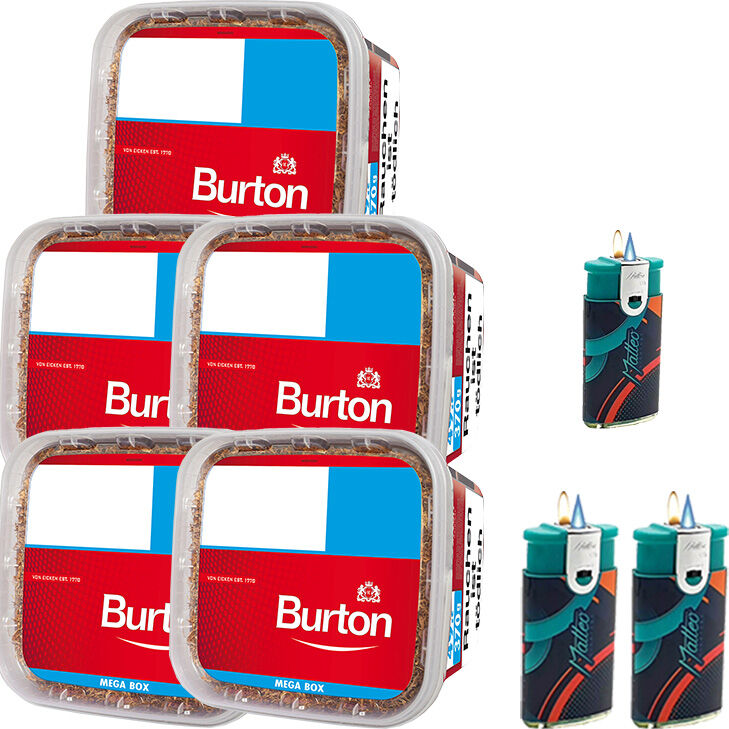 Burton 5 x 290g mit Aschenbecher