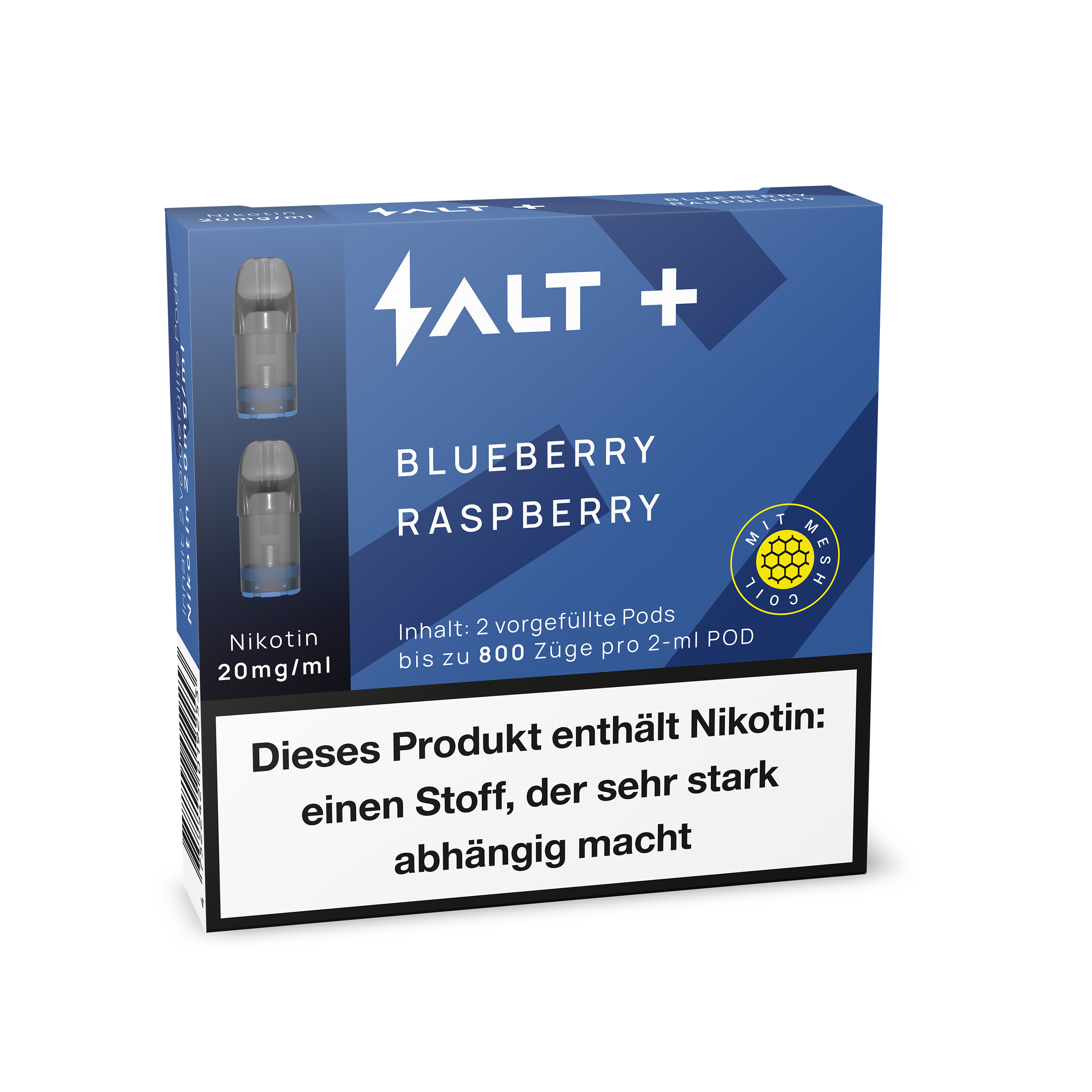 Salt Plus Pod Blueberry Raspberry 20 MG/ML 