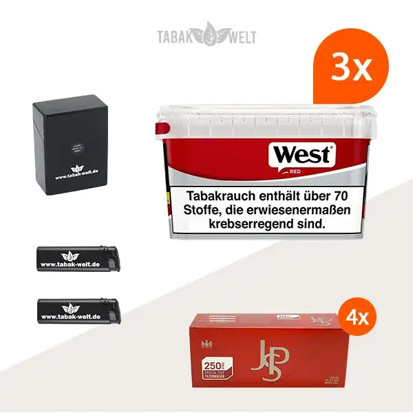 west-red-volumentabak-3x-mega-box-mit-1000-special-size-huelsen