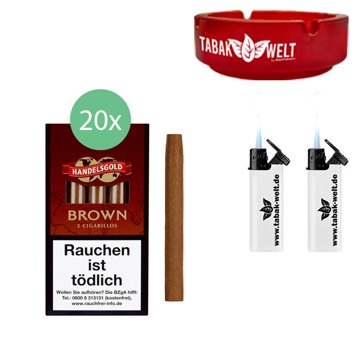 Handelsgold Sweet Zigarillos Brown 20 x 5 Stück