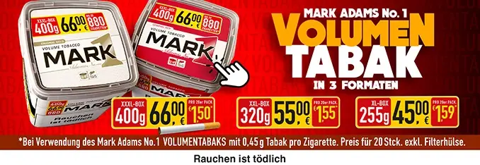 mark adams no1 volumentabak kaufen