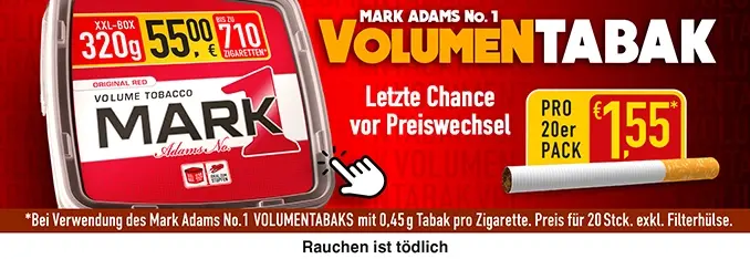 mark adams no1 volumentabak kaufen