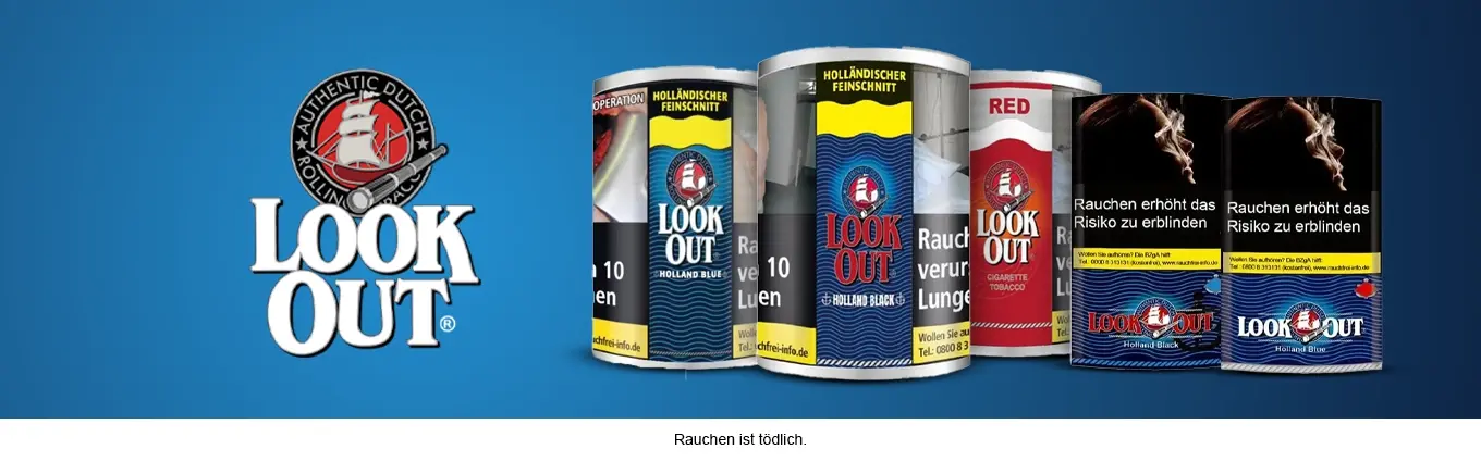 Look Out Tabak: Alle Sorten, Preise & Spar-Tipps