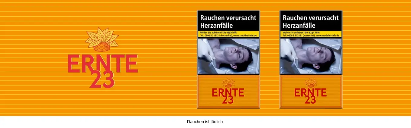 ernte 23 zigaretten
